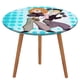 thumbnail image 1 of Kim Possible-theme Fitted Round Tablecloths Elastic Edged Table Covers Waterproof Table Cloth for Kitchen Holiday Party Tables Decor 150cm, 1 of 6