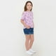thumbnail image 4 of Polera Niña Kids Manga Corta Full Crop Lila Corona, 4 of 5