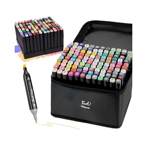 Myl Todo Para El Hogar - Rotuladores 120 Colores De Dibujo Artístico Doble Punta