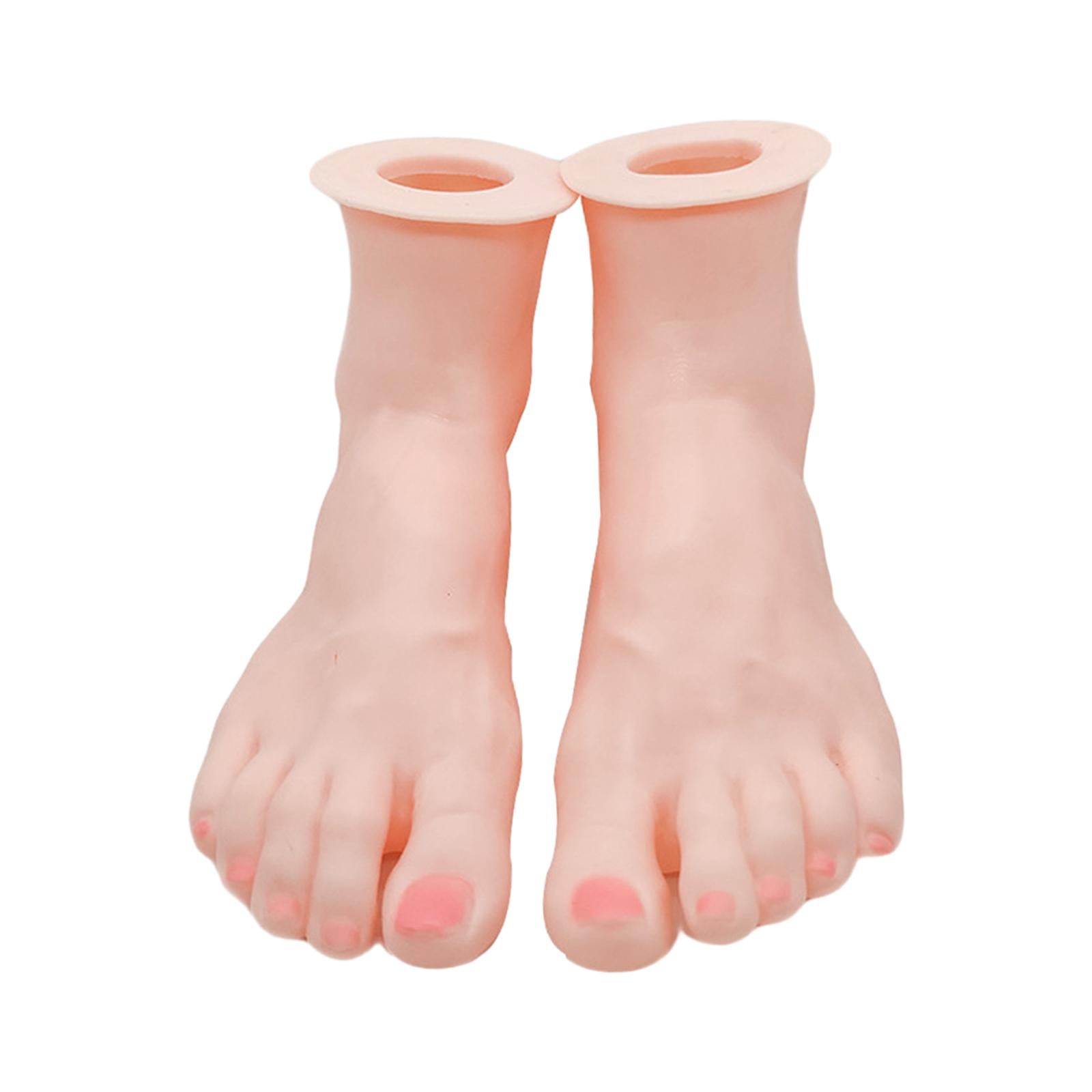 Magideal - Pies De Maniquí Femenino, Soporte De Modelo De Pie, Accesorio De Fotografía, Sandalias Para Decoración De Uñas, Zapatos, Exhibición De Calcetines Para