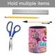 thumbnail image 5 of Cry Babies Bebé-theme Cylinder Pen Holder Pencil Organizer with Flannel Lining PVC Leather Material Cardboard Base for study work 10*8CM, 5 of 6