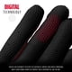 thumbnail image 2 of Guantes de bateo de béisbol Franklin Sports Digitek gris/rojo, 2 of 7