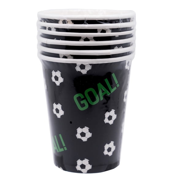 Vasos futbol pack 6 unidades