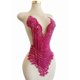 thumbnail image 3 of Aplicación artesanal de pedrería cristal rosa rojo, 3 of 8