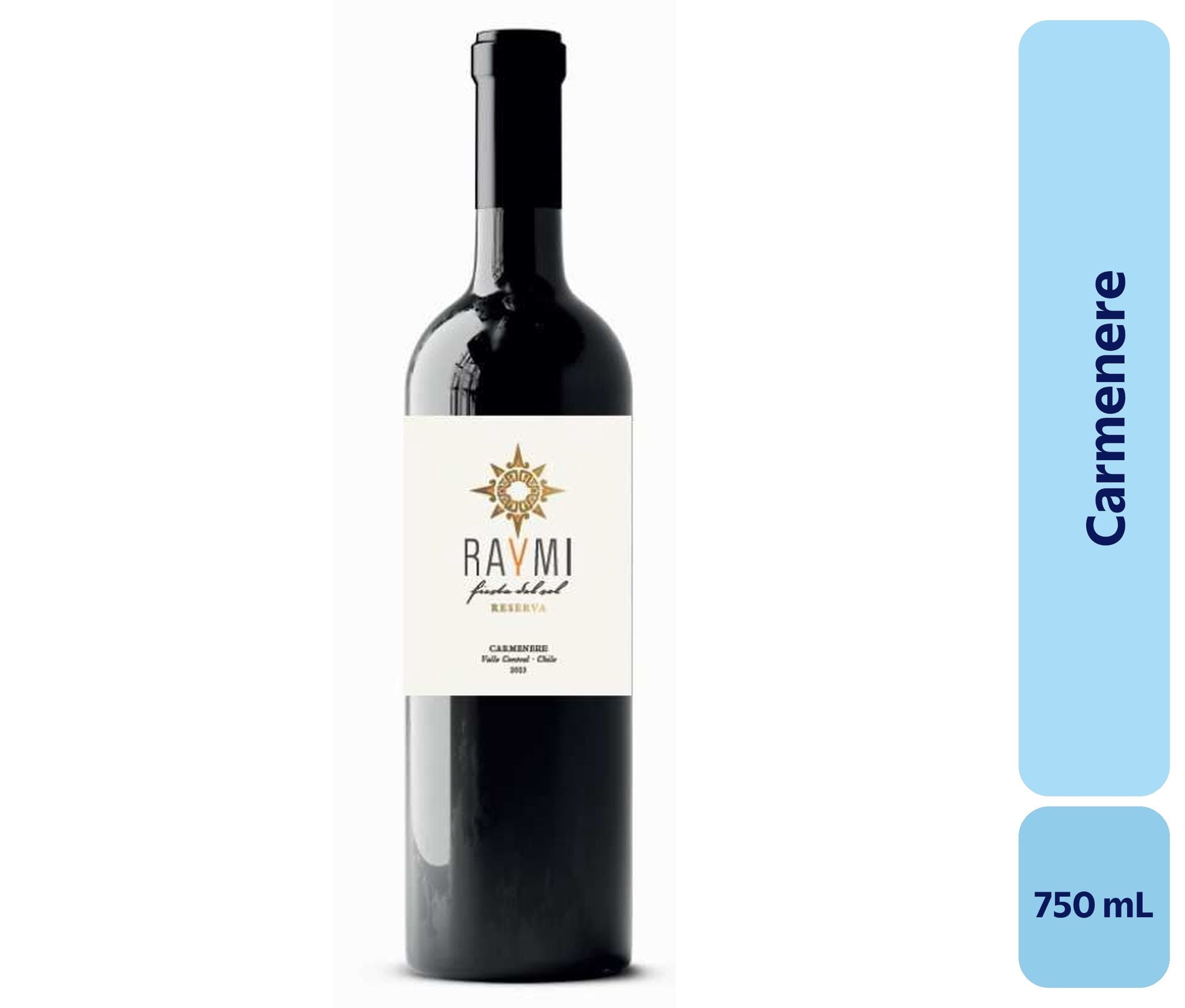 Vino Carménère Botella 750 mL Raymi