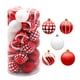 thumbnail image 4 of Bolas De Navidad Colgantes Bolas De Decoración Colgante Para Exteriores 30 Piezas Rojo, 4 of 5