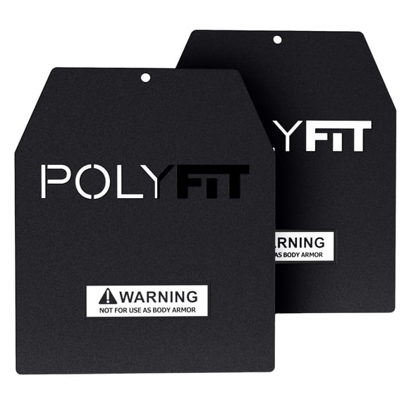 Placas Con Peso De 9 Lb Par Acero Negro