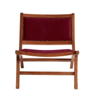 Latam Home - Sitial Hannover Tela Velvet Burdeo