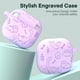 thumbnail image 2 of Funda Maxjoy para AirPods de cuarta generación con grabado de dinosaurio morado, 2 of 3