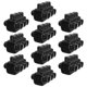 thumbnail image 1 of Conector de cables OHLECTRIC paquete de 10, 2-14 AWG, 3 puertos, 1 of 8