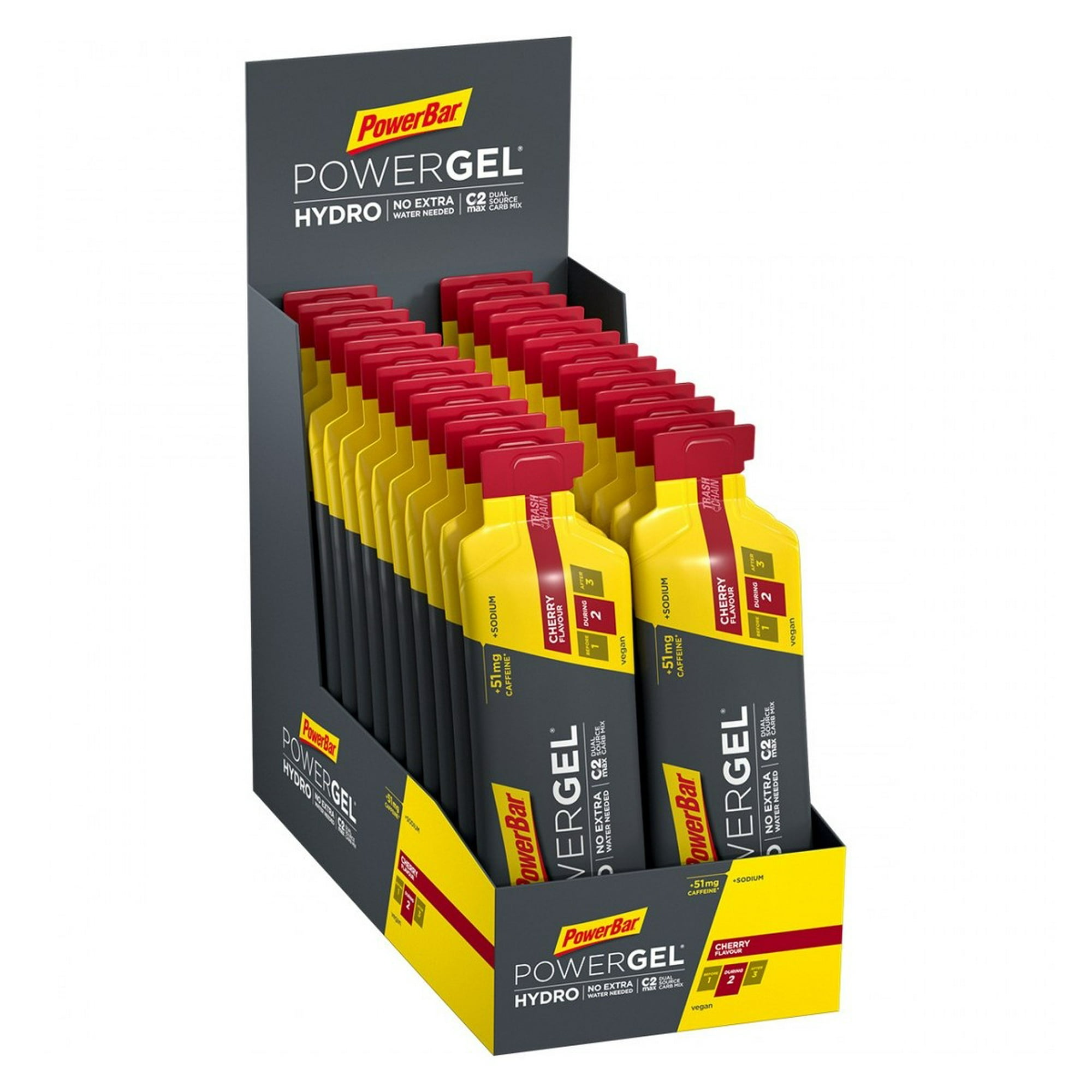 Powerbar Power Gel Hydro Energy Gel Liquido 24u Cherry Caff