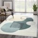 thumbnail image 1 of Alfombra de Área Abani Deco 237 × 310 cm Crema y Verde de Pelo Medio, 1 of 9