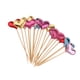 thumbnail image 1 of El palillo del corazón del cuero del toothpick de 20 pedazos escoge el topper del cumplea?os multicolor, 1 of 5