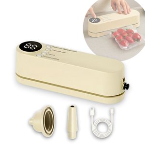 Genérico - Selladora Al Vacio Portatil Mini Selladora Inalambrica Mas Bomba