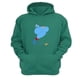 thumbnail image 1 of Poleron Canguro Genio De La Lámpara Verde Aguamarina Talla M Unisex, 1 of 3