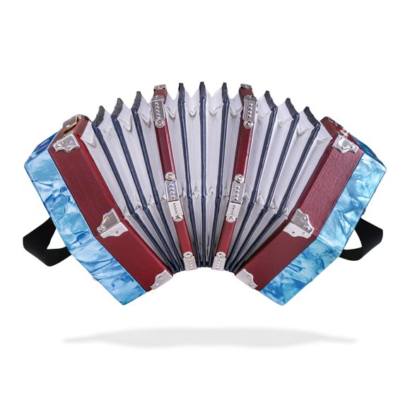 Acordeón Kekangerly Concertina de 20 Teclas para Principiantes