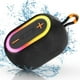 thumbnail image 1 of Parlante Bluetooth, Mini Parlante Bluetooth JYX Con Luces De Dj, Resistente Al Agua Ipx7, Pequeño Parlante Bluetooth Para Casa, Viajes, L1-Black, 1 of 10