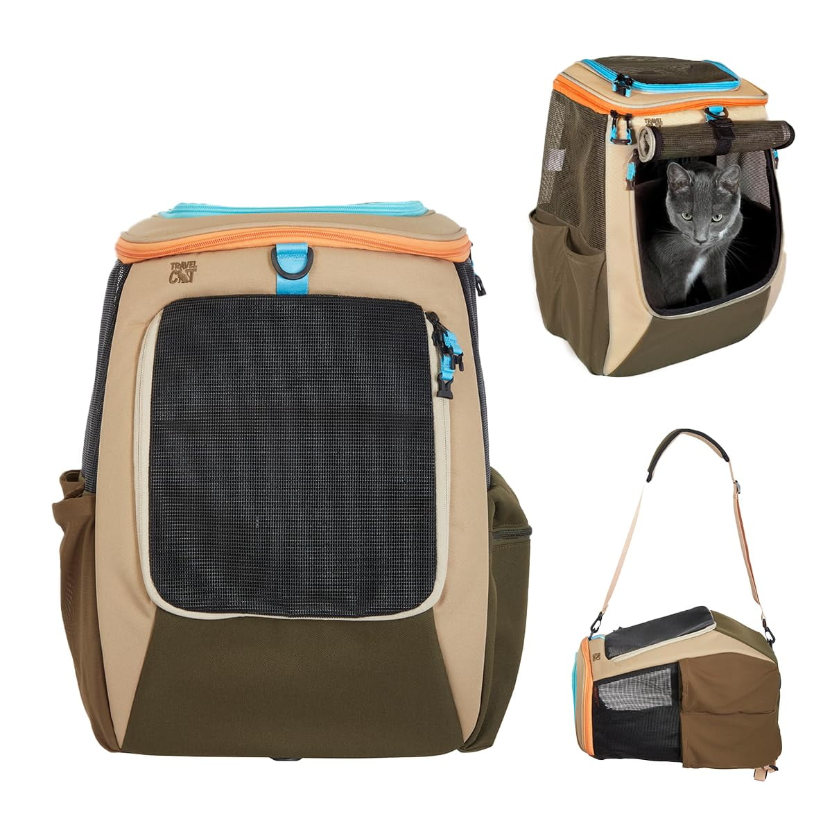 Mochila Para Gatos Your Cat Backpack The Navigator (earth)