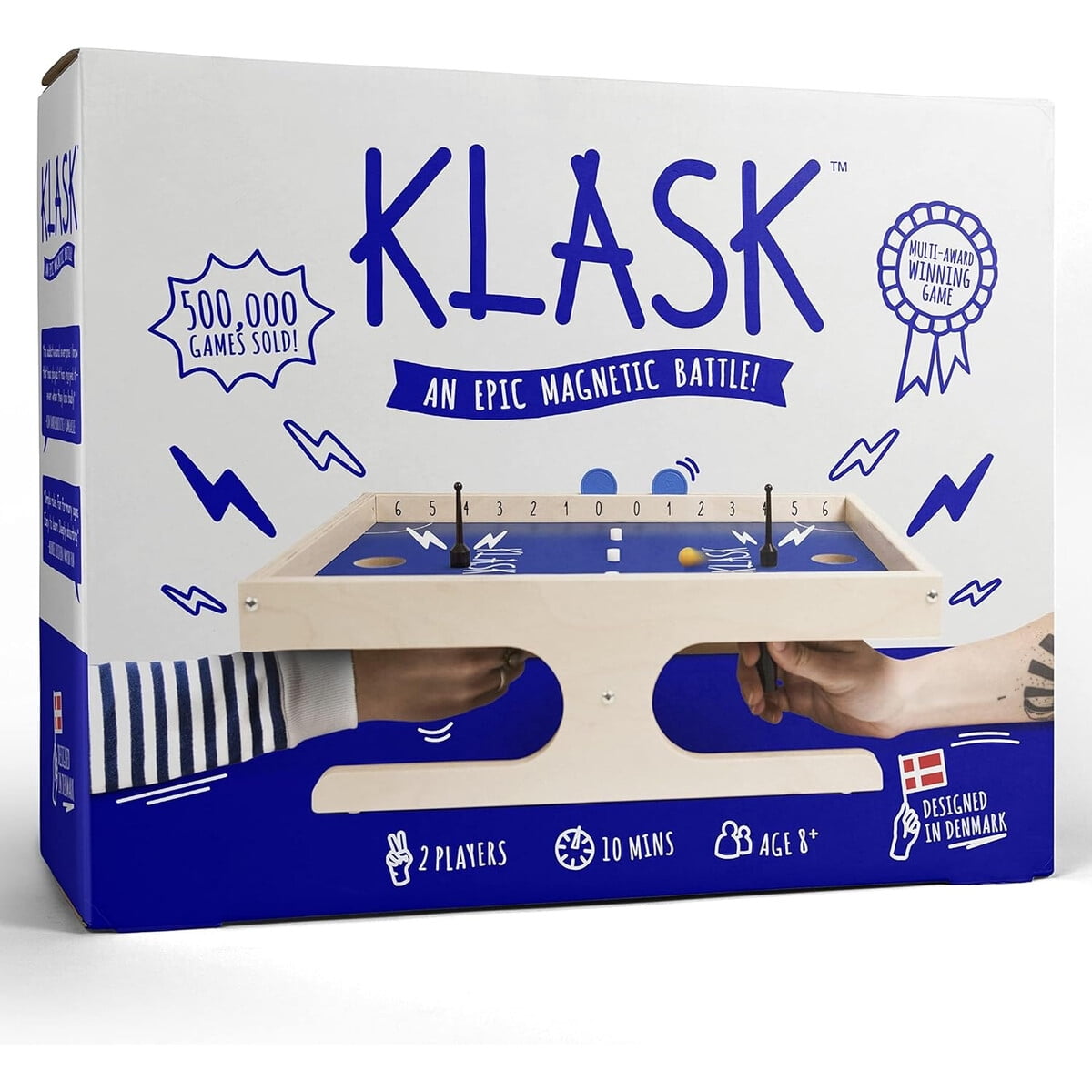Juego De Mesa Klask Magnatico Madera 2 Jugadores Original