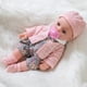 thumbnail image 4 of 12in Doll Super Simulation Baby Doll Vinyl Doll Soft Rubber Toy Gift For Children, 4 of 4