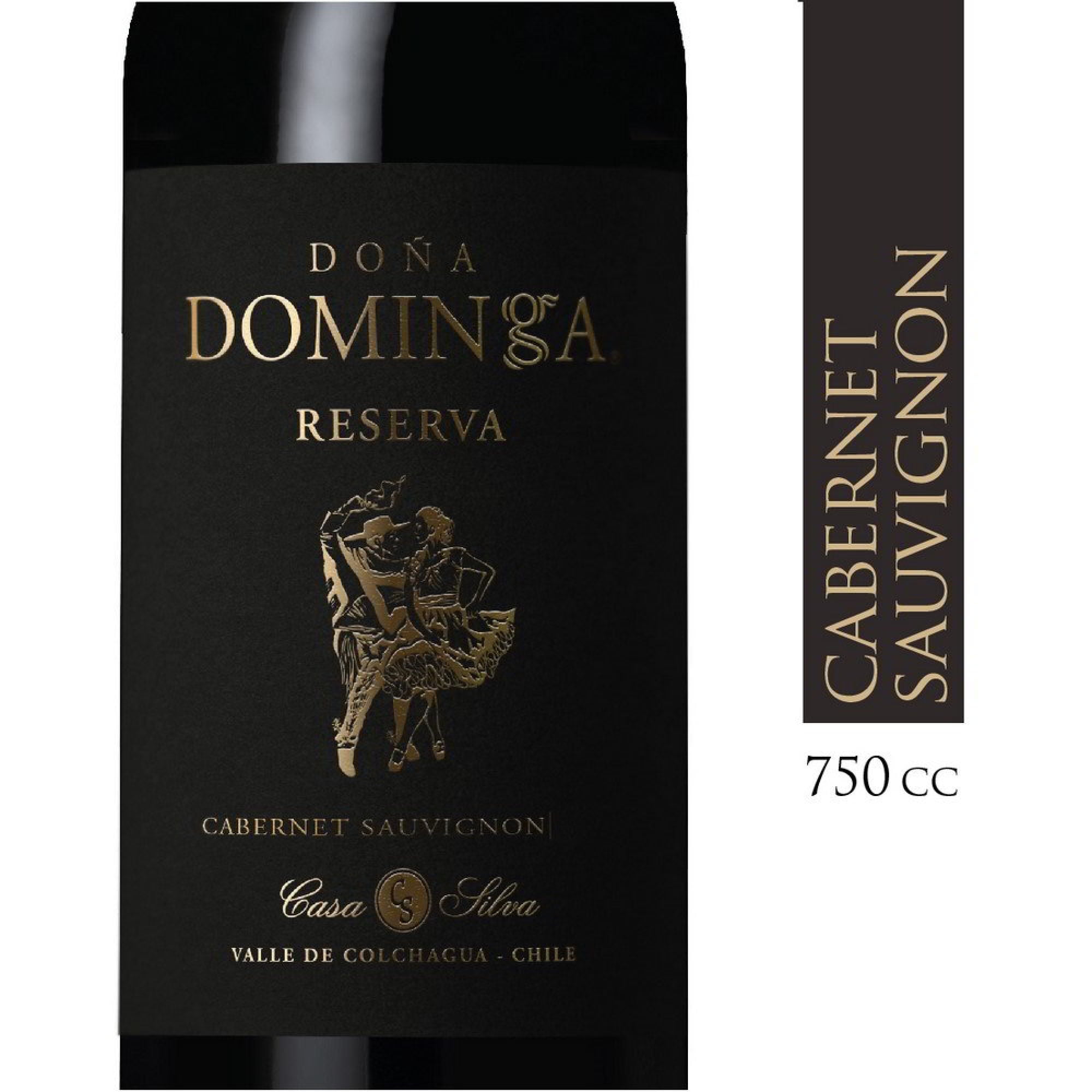 Vino Tinto Cabernet Sauvignon Reserva 13° Botella 750 cc Doña Dominga