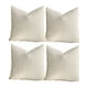 thumbnail image 1 of Set De 4 Fundas De Cojines Diseño De Maiz 45cm X 45 Cm Blanco, 1 of 4