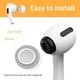 thumbnail image 5 of Puntas de espuma viscoelástica para AirPods Pro y AirPods Pro 2, funda de silicona, 3 pares de repuesto (gris, pequeño), 5 of 8