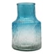 thumbnail image 1 of Florero Jarron Decorativo De Vidrio Florero Con Diseño azul, 1 of 5