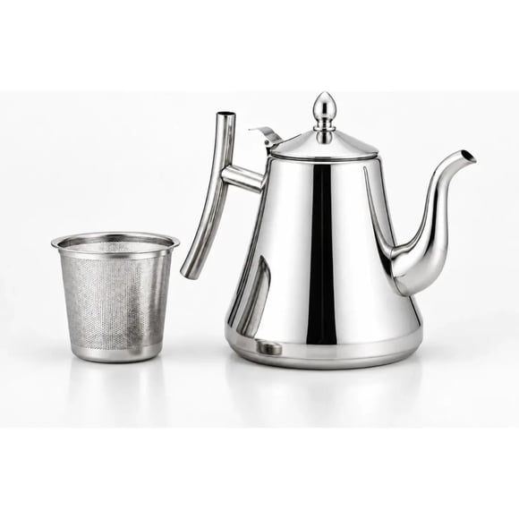 Tetera de Acero Inoxidable con Infusor 1 Litro