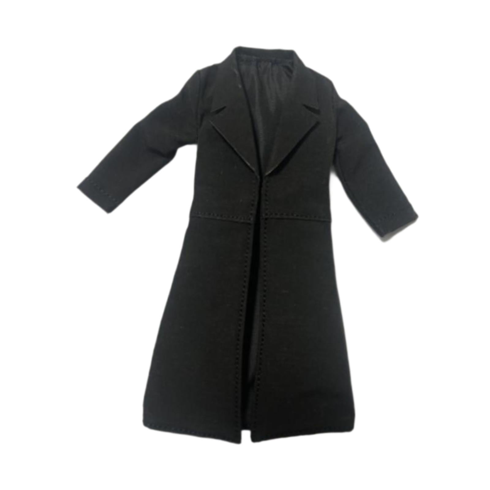 Magideal - Gabardina 1:12, Ropa En Miniatura, Regalo Para Niños, Ropa De Muñeca Hecha A Mano, Disfraz Para Figuras De Acción De Modelos De Muñecas De 6 Pulgadas,