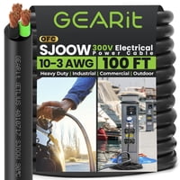 Cable De Alimentación Gearit 10 Awg 3 Conductores 30,5 M 300 V