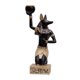 thumbnail image 5 of Resina Antiguo Egipto Candelero Candelabro Estatua Mesa Cena Decoración A, 5 of 5