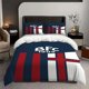 thumbnail image 1 of 3pcs Bologna Club Logo Themed Bedding Set Duvet Cover and Pillowcase Set Soft and Comfortable, 1 of 5
