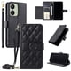 thumbnail image 5 of Funda tipo billetera FOXDOCK para Xiaomi POCO M6 5G – Tapa abatible con correa para mujer, 5 of 5