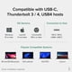 thumbnail image 5 of Estación de acoplamiento triple con triple monitor 13 en 1 USB-C de 100 W, 5 of 7