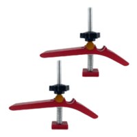 Magideal - 2 Abrazaderas De Sujeción Con Pernos En T Y Silder, De Aleación De Aluminio Multiusos, De Acción Rápida Y Resistente A La Oxidación, Para Plantillas Y