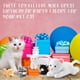 thumbnail image 2 of Peluche Skylety Cat con bebés en el interior de 40 cm, color blanco, 2 of 3