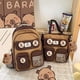 thumbnail image 2 of Cute Capybara Schoolbag Large Capacity Adjustable Strap Versatile Backpack Waterproof Computer Bag Student, 2 of 3