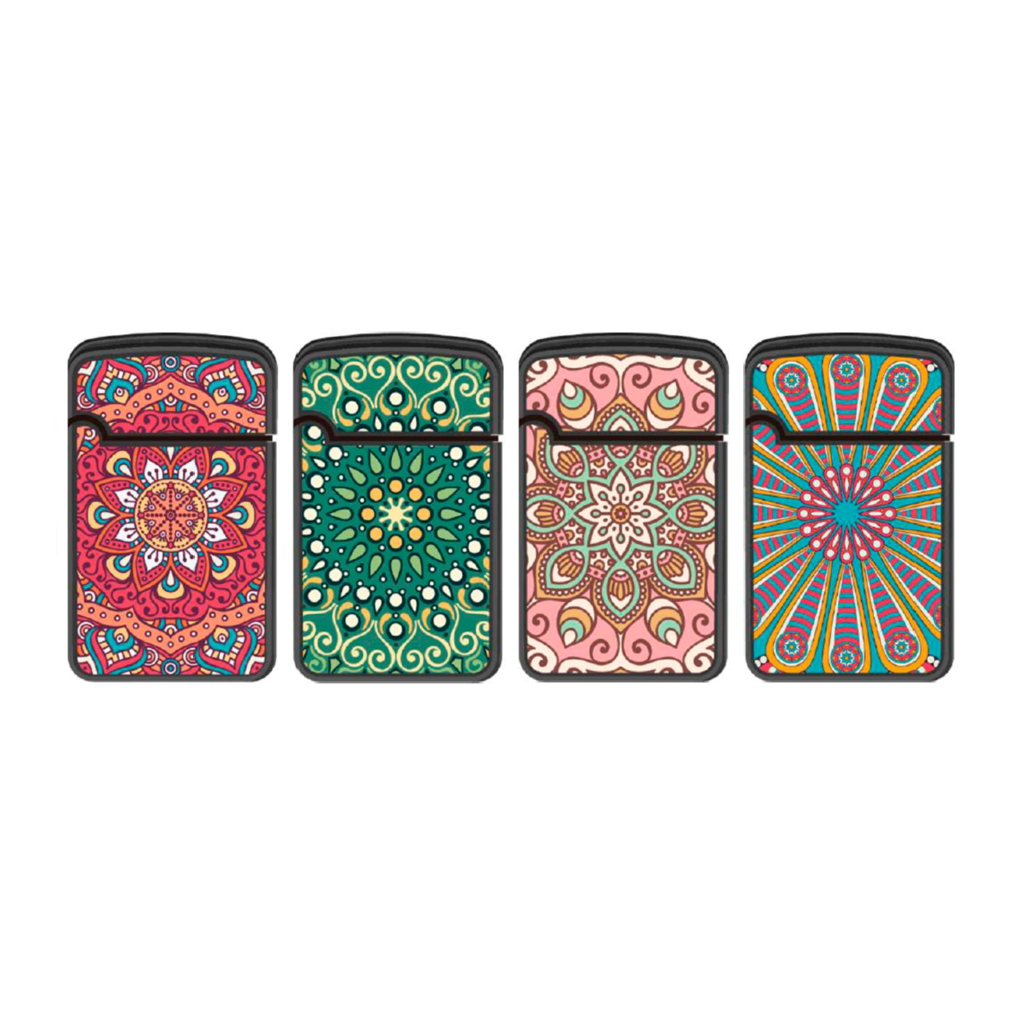 Encendedor Recargable Royal Jet Flame Mandala Diseños 1un. - Zengaz