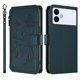 thumbnail image 2 of Funda Cartera Mariposa para [Samsung Galaxy S26 Edge] con Soporte y Cremallera Verde oscuro, 2 of 6