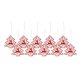 thumbnail image 1 of 10pcs colgantes huecos de madera adornos colgantes del árbol de navidad árbol blanco, 1 of 5