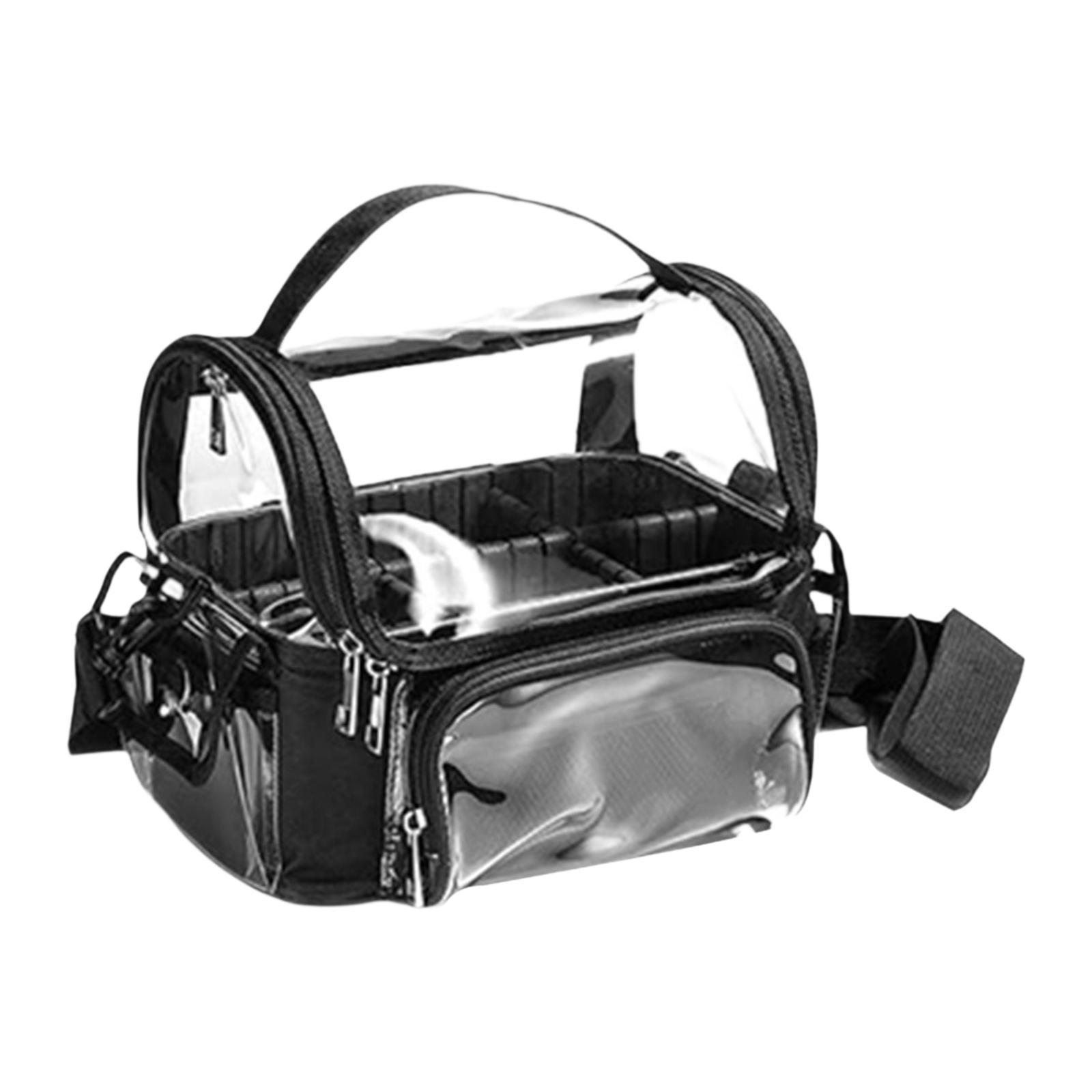 Magideal - Bolsa De Maquillaje Cosmética Transparente, Organizador De Maquillaje De Gran Capacidad Para Equipaje De Mano En El Hogar