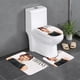 thumbnail image 1 of Juego de 3 Alfombras de Baño Desmarcar Terciopelo Coral Desayuno en Tiffany's, 1 of 6