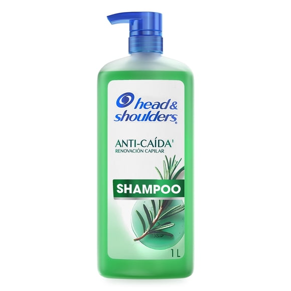 Shampoo Head & shoulders Anti-Caída renovación capilar, 1 L