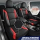 thumbnail image 2 of Fundas de asiento de coche de espuma viscoelástica compatibles con airbag Skechers, color rojo, 2 of 8