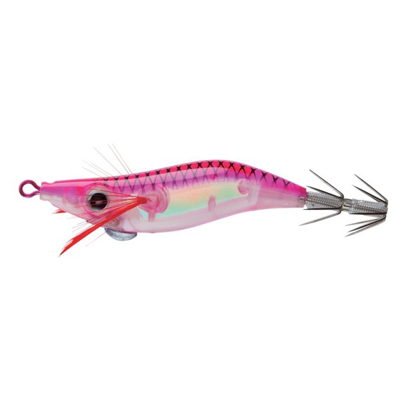 Plantilla de pesca Yo-Zuri Squid Mini Aurora Floating Luminous Pink
