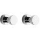 thumbnail image 1 of Ganchos para toallas cromados BVL, paquete de 5, ganchos de pared de metal inoxidable, autoadhesivos o para colgar en la pared, para baño y cocina., 1 of 5