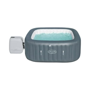 Hot Tub Jacuzzi Inflable Hawaii Hidromasaje 6 Pers Bestway Gris Tamano Unico