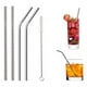 thumbnail image 3 of Set 4 Bombillas Reutilizables Con Cepillo Ecologico Cocina Tragos, 3 of 3
