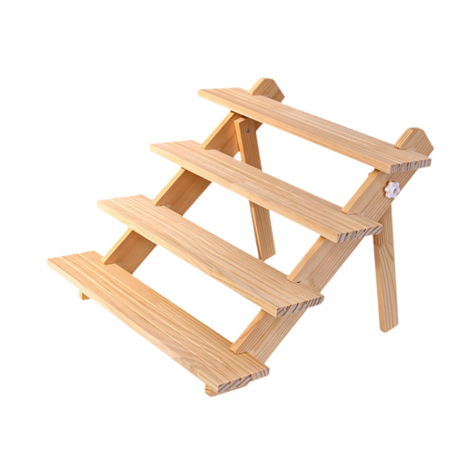 Magideal - Expositor De Madera Para Venta Al Por Menor, Soporte Para Anillos Y Pendientes, Marco De Escritorio, Estante Para Pendientes Para Colección De Muñecas